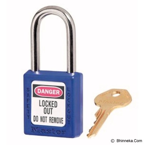 MASTER LOCK Thermoplastic Safety Lockout 410 - Blue